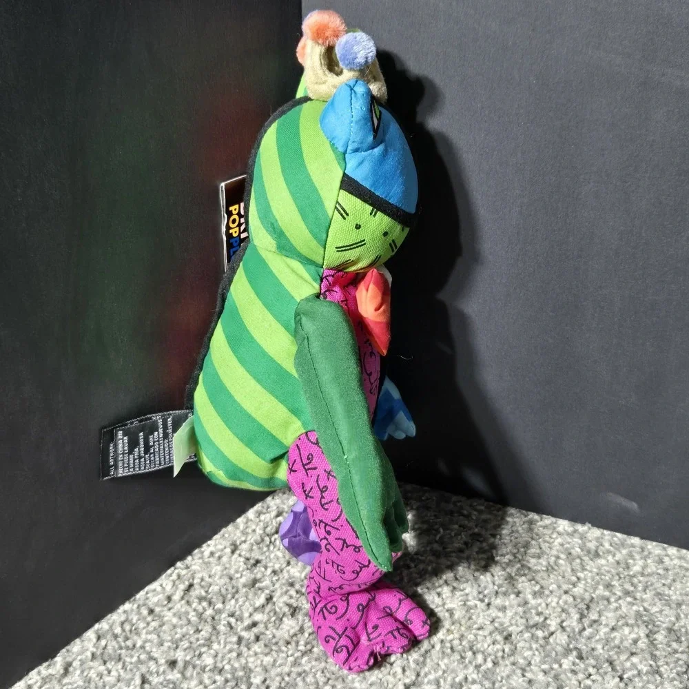 RARE Romero Britto POPPLUSH Frederic The‎ Frog for ENESCO Pop Art Stuffed Animal